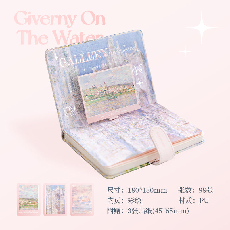 gallery series ♥ Oil painting three-dimensional magnetic notebook