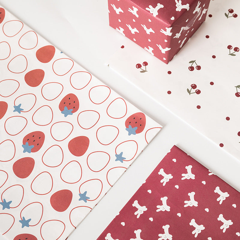 Lovely holiday gift wrapping paper