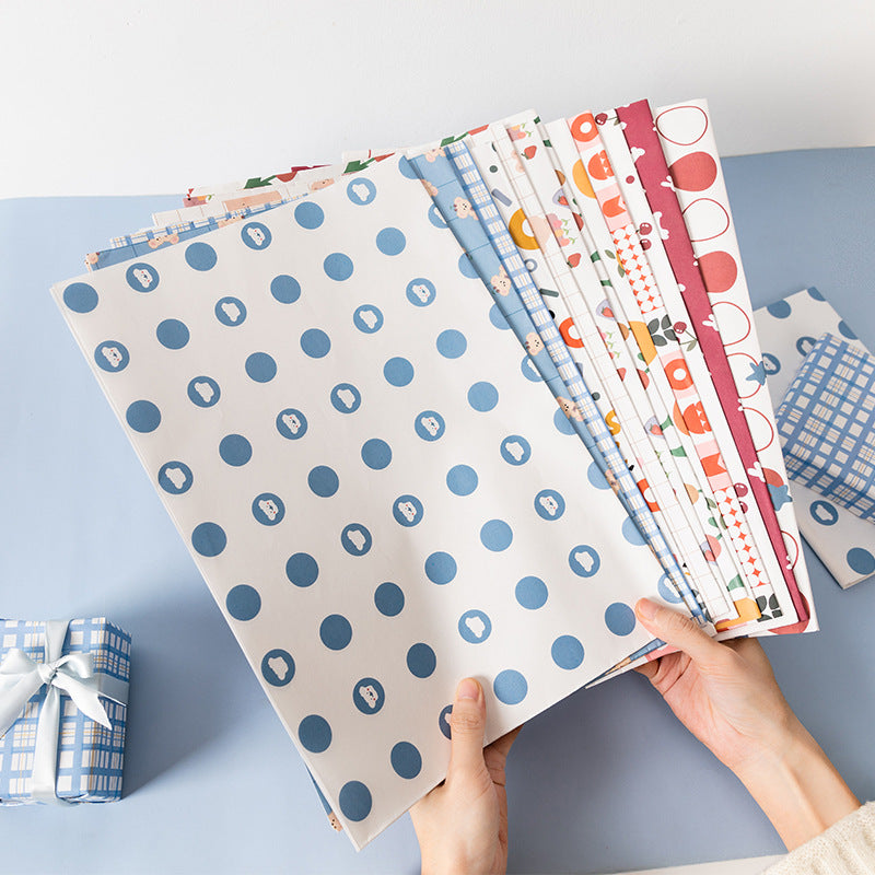 Lovely holiday gift wrapping paper