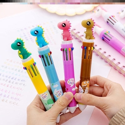 10 Colors Ballpoint Pen Kawaii Stationery Cute Pens Novelty Cute Kawaii Pen Student Writing Gel Pens Learning Office Supplies