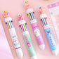 10 Colors Ballpoint Pen Kawaii Stationery Cute Pens Novelty Cute Kawaii Pen Student Writing Gel Pens Learning Office Supplies