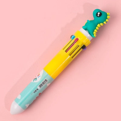 10 Colors Ballpoint Pen Kawaii Stationery Cute Pens Novelty Cute Kawaii Pen Student Writing Gel Pens Learning Office Supplies