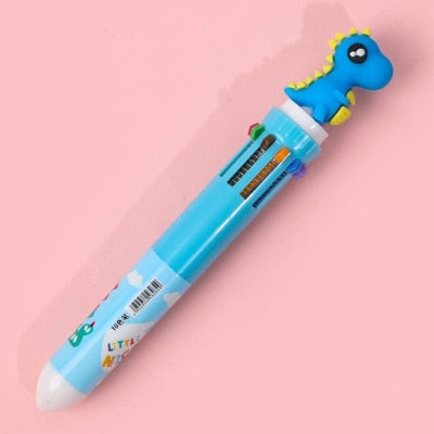 10 Colors Ballpoint Pen Kawaii Stationery Cute Pens Novelty Cute Kawaii Pen Student Writing Gel Pens Learning Office Supplies