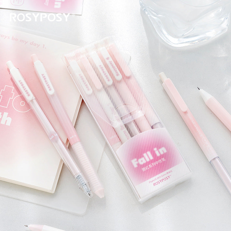 Fall in ♥ Blush neutral pen set [ transparent gradient ]