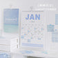 Clear 2023 A3 A4 wall calendar