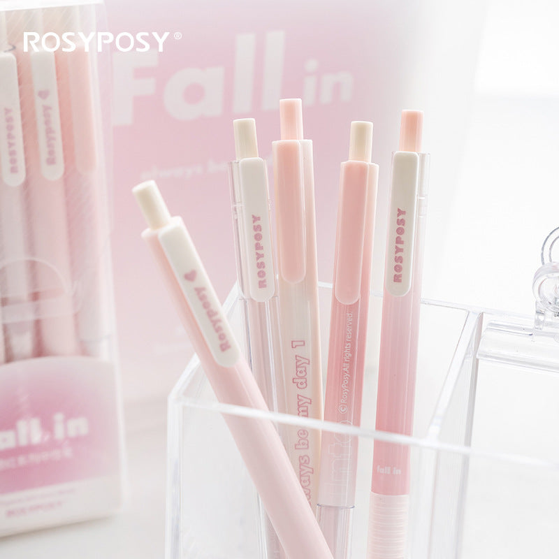 Fall in ♥ Blush neutral pen set [ transparent gradient ]