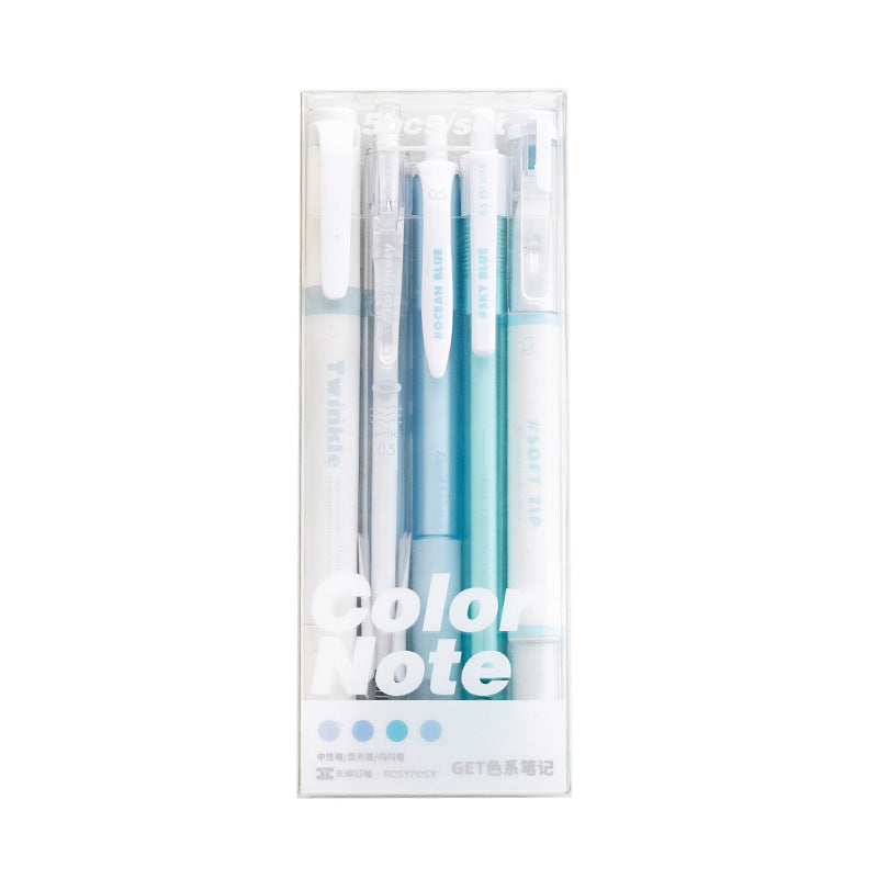 Get Color pen set ♥ Neutral PEN + highlighter