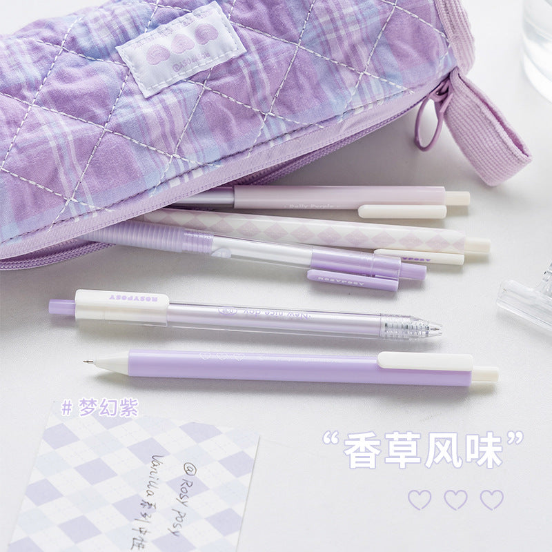 Cloud series ♥ Vanilla purple press neutral pen suits