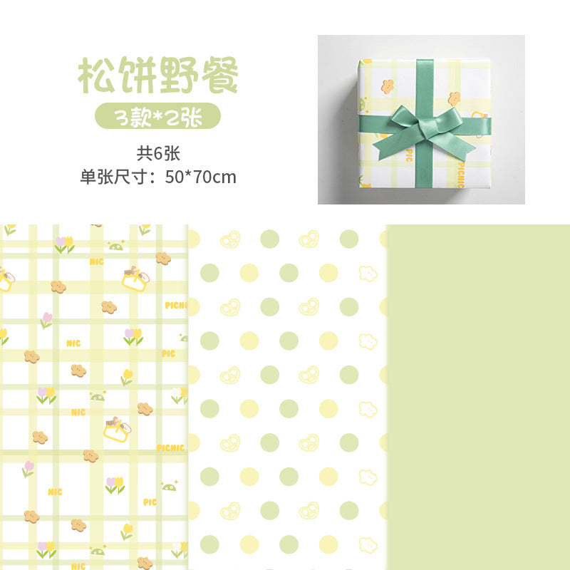 Lovely holiday gift wrapping paper