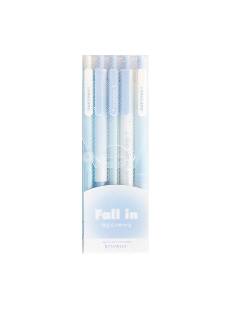 Fall in ♥ Blush neutral pen set [ transparent gradient ]