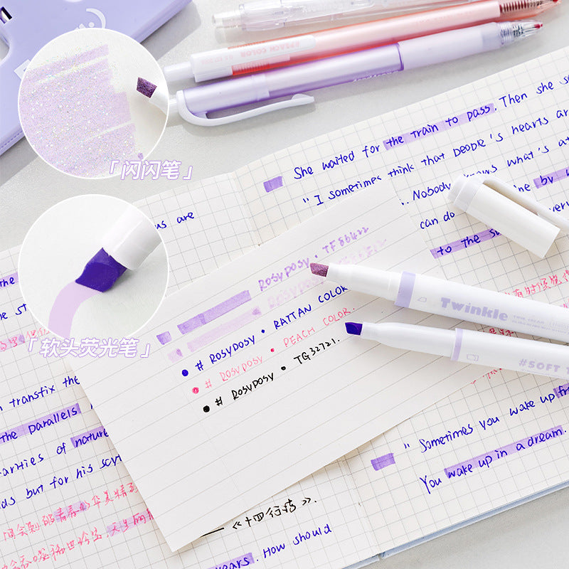 Get Color pen set ♥ Neutral PEN + highlighter