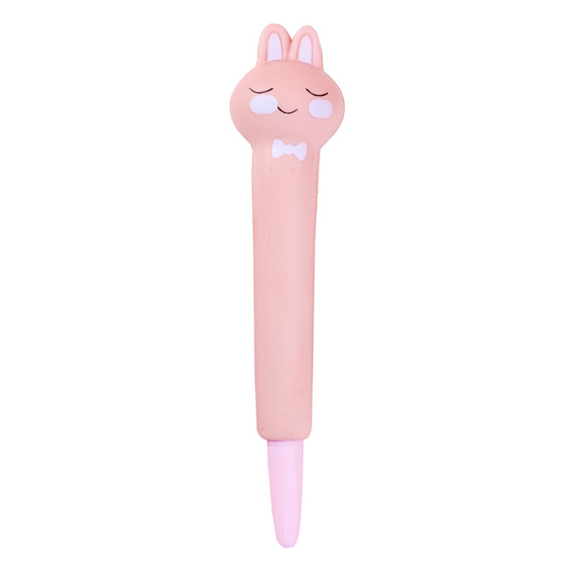 0.5mm Kawaii Animals Stress Relieve Squishy Gel Pen Signature Squeeze Foam Pen Cute School Office Supplies Gift Stationery