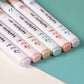 6 Pcs/Set Cute Cat Paw Highlighter Soft Oblique Nib Student Drawing Writing Marker Pens Kawaii Stationery School Supplies