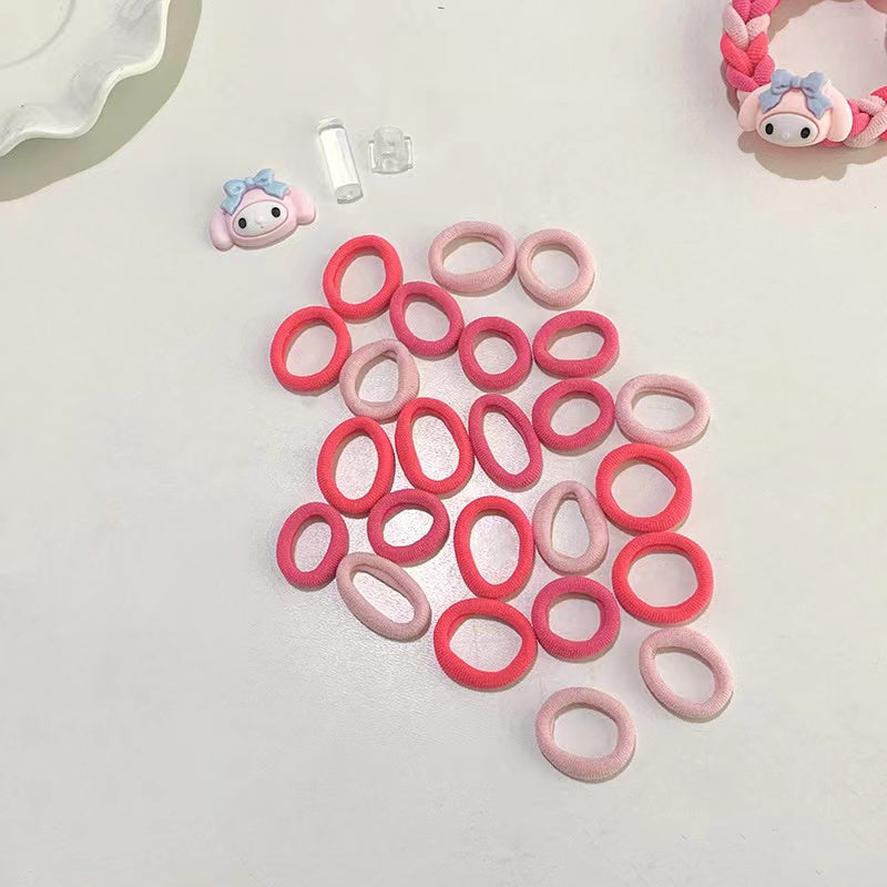 DIY Hair ties in tiktok video